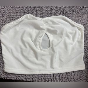 SHEIN strapless crop top